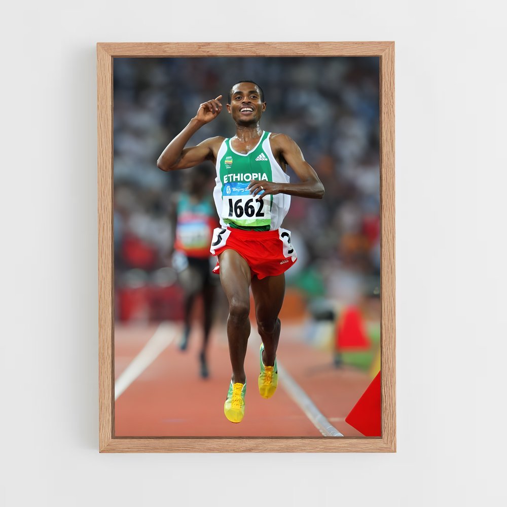Poster La Victoire d'Ethiopie – affiche Athlétisme (vue 4)